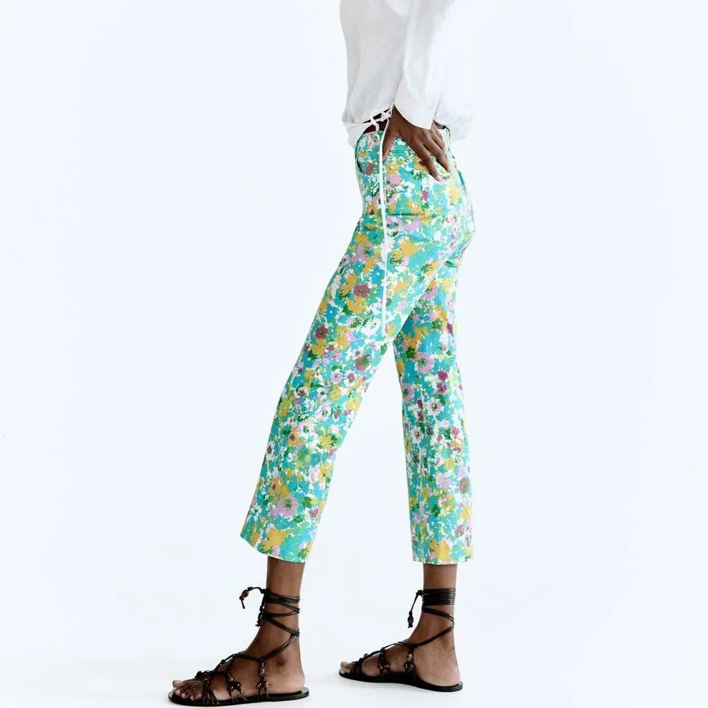 Zara printed linen